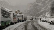 India News | J-K: NH-44 Closed, Srinagar Flights Cancelled Due to Heavy Snowfall