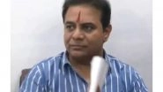 India News | BRS Working President KTR Arrives at Telangana Bhawan Ahead of SIT Phone-tapping Probe
