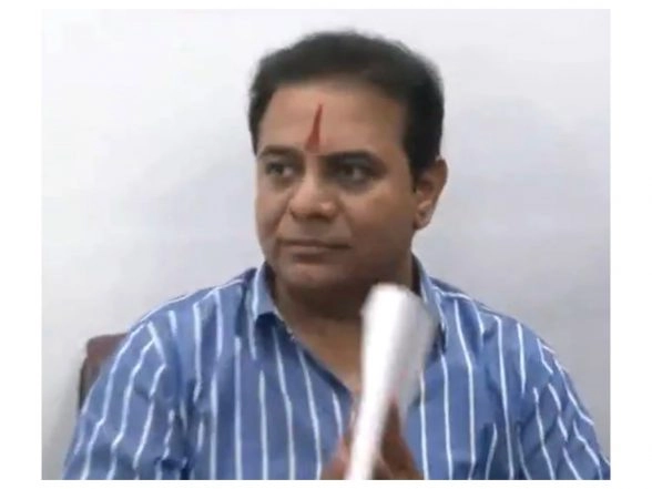 India News | BRS Working President KTR Arrives at Telangana Bhawan Ahead of SIT Phone-tapping Probe