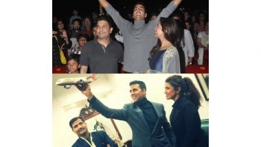 Entertainment News | Airlift Turns 10: Nimrat Kaur Shares Unseen BTS Pics with Akshay Kumar