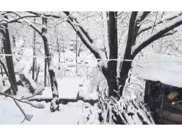 India News | J-K: Banihal Receives Season's First Heavy Snowfall, Sharp Drop in Temperature