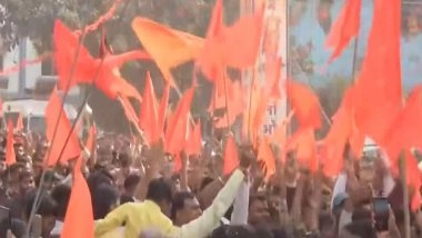 India News | Madhya Pradesh: Hindu Procession Reaches Bhojshala for Basant Panchami Prayers