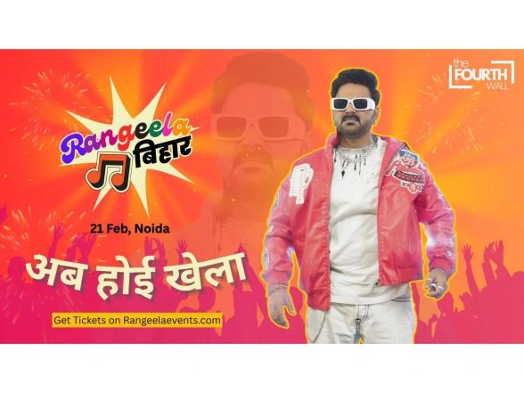 Business News | Pawan Singh to Headline 'Rangeela Bihar', a Large-Scale Bhojpuri Music and Culture IP, in Delhi-NCR