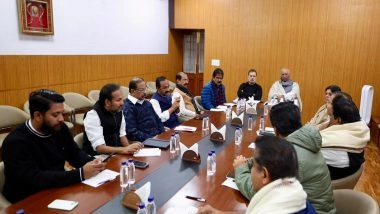 India News | Delhi: Kharge, Rahul Hold Meeting with Bihar Congress Leaders