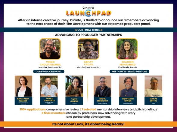 Business News | Cininfo Launchpad 2025 Announces Winners of Its Screenwriter and Film Mentorship Lab in India