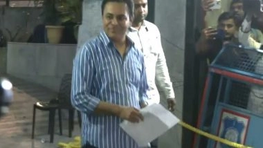 India News |  KT Rama Rao Appears Before SIT in Phone Tapping Probe