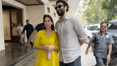 Entertainment News | Kartik Aaryan, Aditya Roy Kapur, Sara Ali Khan Attend Anurag Basu's Saraswati Puja