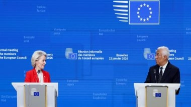 World News | EU, India to Seal Major Security Pact, Push for FTA Breakthrough at Landmark Summit