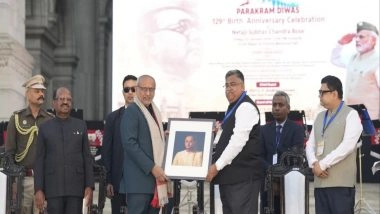 India News | VP Radhakrishnan Attends Parakram Diwas Celebrations in Kolkata