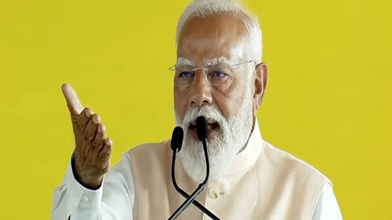 India News | PM Modi Gives Clarion Call for Change in Kerala, Tamil Nadu; Congress, CPI Hit Back
