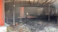 India News | Major Property Damage After Massive Fire Breaks out at Gaming Zone in Udaipur