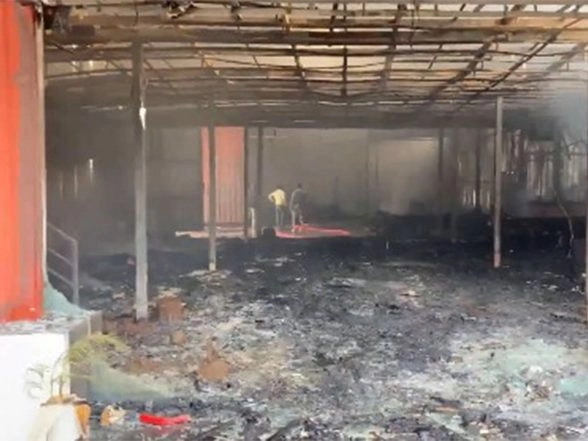India News | Major Property Damage After Massive Fire Breaks out at Gaming Zone in Udaipur