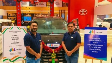 Business News | CarSlice Launches India's First Tax-Efficient Luxury Car Subscription Model on Republic Day