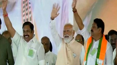 India News | Strong, United NDA is Tamil Nadu's Preferred Option: PM Modi Vows to End 'corruption, Dynasty Politics of DMK