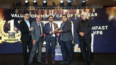 Business News | VinFast Wins Double Prestigious Awards at AUTO9 Awards 2026