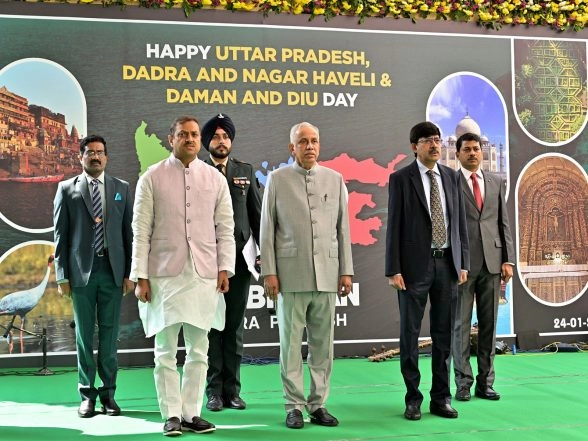India News | Andhra Pradesh Governor Participates in UP Statehood Day Celebrations