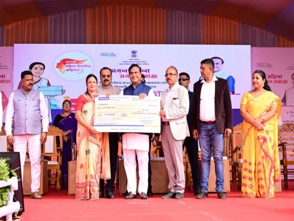 India News | Assam CM Himanta Biswa Sarma Launches MMUA Cheques Distribution in Borkhetri Assembly Constituency