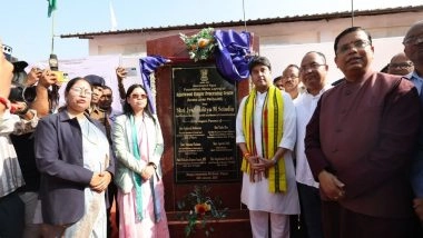 India News | Union Minister Scindia Lays Foundation Stone of Rs 80 Crore Agarwood Value Chain Development Scheme in Agartala