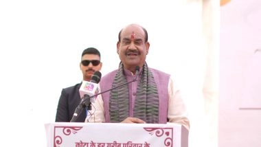 India News | Speaker Om Birla Lays Foundation Stone of Development Works Worth Rs 67 Crore in Kota