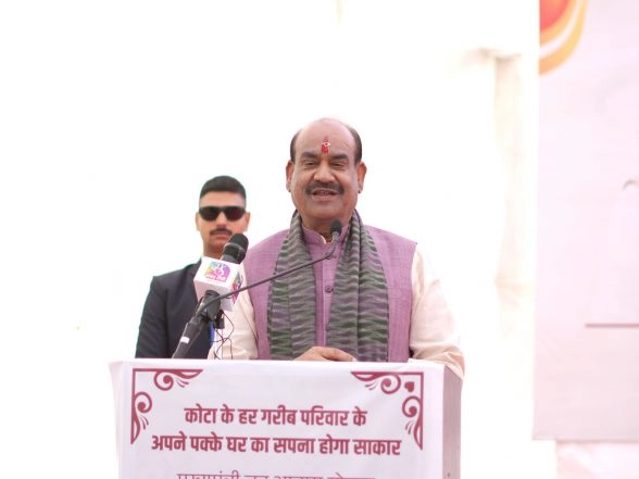 India News | Speaker Om Birla Lays Foundation Stone of Development Works Worth Rs 67 Crore in Kota