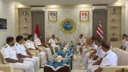 India News | MAHASAGAR: Indian Navy's First Training Squadron Strengthens Ties During Indonesia Port Visit