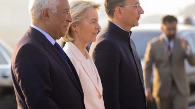 World News | European Council, European Commission Presidents Recieved by MoS Commerce and Industry Jitin Prasada