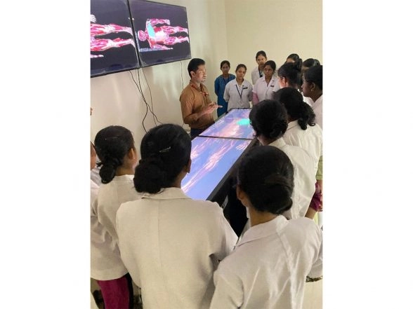 India News | Students at AIIA in Goa Learn Dissection of Body from Virtual Dissection Table