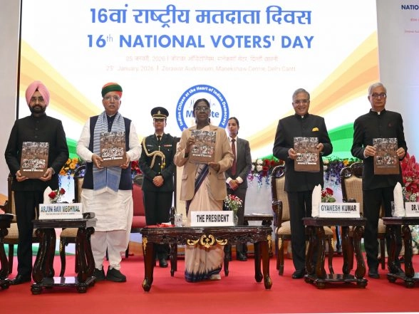 India News | President Droupadi Murmu Attends the 16th National Voters' Day Celebrations