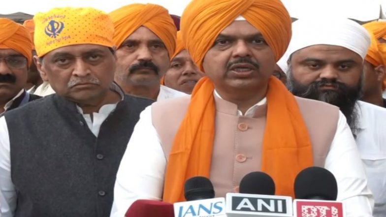 India News | Nanded: Maharashtra CM Fadnavis, Andhra Dy CM Pawan Kalyan Participate in Guru Tegh Bahadur 350th Anniversary Event