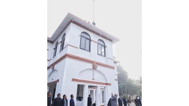 India News | R-Day 2026: Bihar CM Nitish Kumar Unfurled National Flag at His Official Residence in Patna