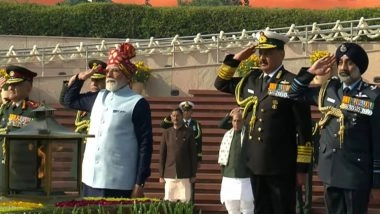 India News | Republic Day 2026: PM Modi Lays Wreath at National War Memorial, Pays Tribute to Bravehearts' Supreme Sacrifice
