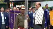 India News | Republic Day 2026: Defence Minister Rajnath Singh Unfurls National Flag at His Residence