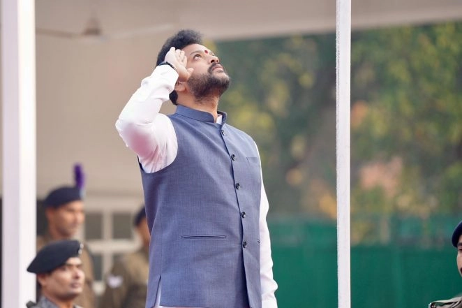 India News | Union Minister for Civil Aviation Participates in 77th Republic Day Celebrations; Extends Greetings