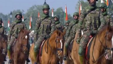 India News | R-Day 2026: 61st Cavalry Contingent Marches Down Kartavya Path