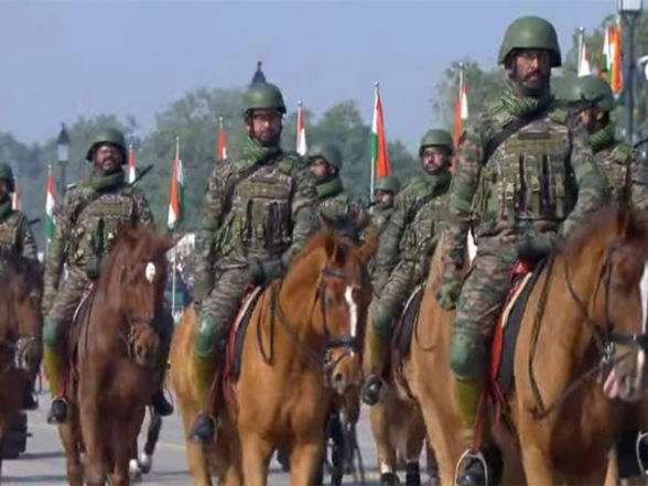 India News | R-Day 2026: 61st Cavalry Contingent Marches Down Kartavya Path