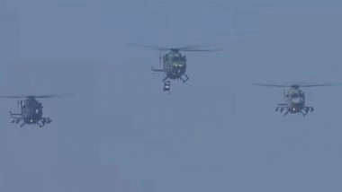 India News | R-Day 2026: India Showcases RUDRA, Apache, Prachand Helicopters in Spectacular Aerial Display