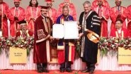 Business News | Attorney General R. Venkataramani, Reliance Industries Executive Director Hital Meswani Receive Honorary Doctorates at Amity University Maharashtra Convocation