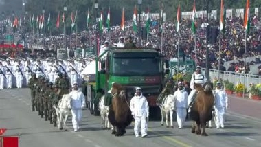 India News | From Ponies to Raptors: Him Yodha Contingent Rolls Down Kartavya Path in R-Day Parade with Hooves Stomping and Wings Flapping