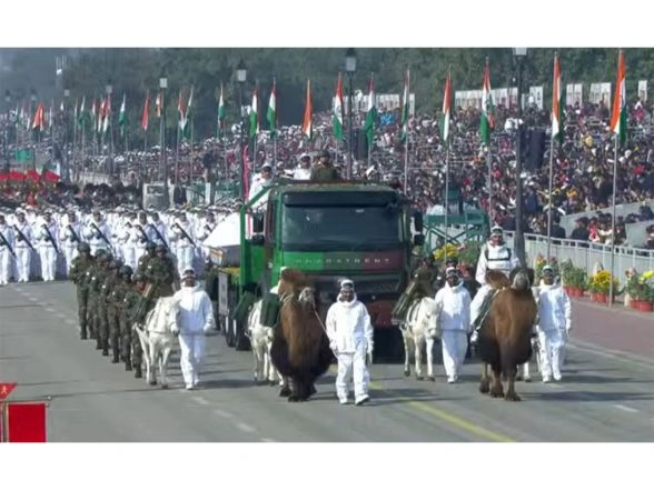 India News | From Ponies to Raptors: Him Yodha Contingent Rolls Down Kartavya Path in R-Day Parade with Hooves Stomping and Wings Flapping