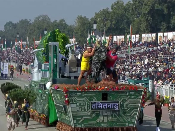 India News | Tamil Nadu's Tableau Highlights "Mantra of Prosperity: Self-Reliant India"