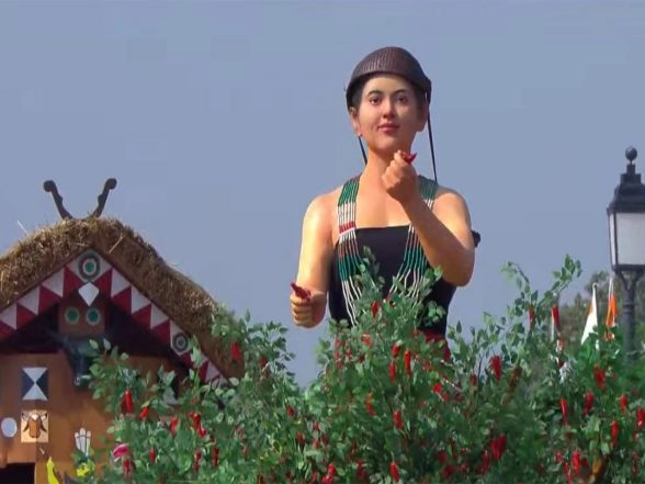 India News | Republic Day 2026: Manipur Tableau Showcases Journey from Agricultural Fields to International Markets
