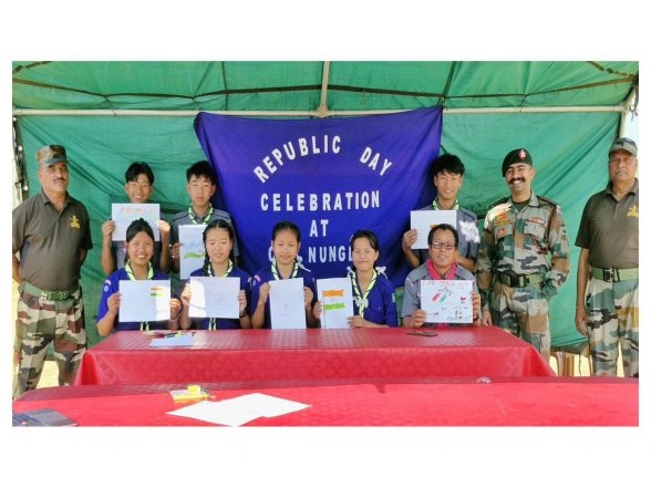 India News | Assam Rifles Celebrates 77th Republic Day with Patriotic Fervor at Srikona