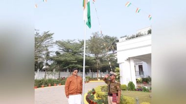 India News | Tripura CM Manik Saha Unfurls National Flag at State-level Republic Day Celebration