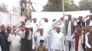 India News | MP: Congress Leaders, Including Digvijaya Singh Participate in National Flag Unfurling Ceremony at State Party Office in Bhopal