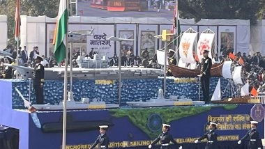 India News | INSV Kaundinya Showcases India's Ancient Maritime Prowess During Republic Day Parade