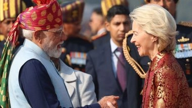 World News | EU Chief Thanks President Murmu for Hosting Her at Republic Day Celebrations