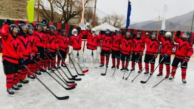 Sports News | Beyond the Call of Duty: As India Celebrates 77th Republic Day, Ladakh Scouts out There to Make a Difference in Ice Hockey