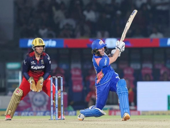 Sports News | WPL: Nat-Sciver Slams Tournament's First-ever Century; Powers MI to 199/4 Against RCB