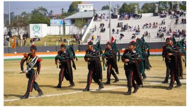 India News | Assam Rifles Pipe Band Enthrals Crowd at Haflong During Republic Day Parade
