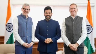 Business News | Aviation Minister Naidu Meets Airbus Executives for Indian MSMEs Integration into Global Aviation Supply Chains